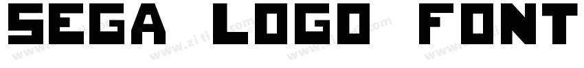 SEGA LOGO FONT(RUS B字体转换